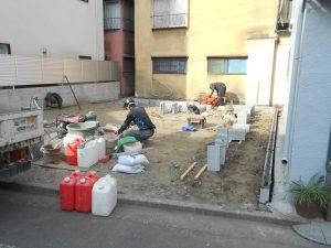 ブロック工事